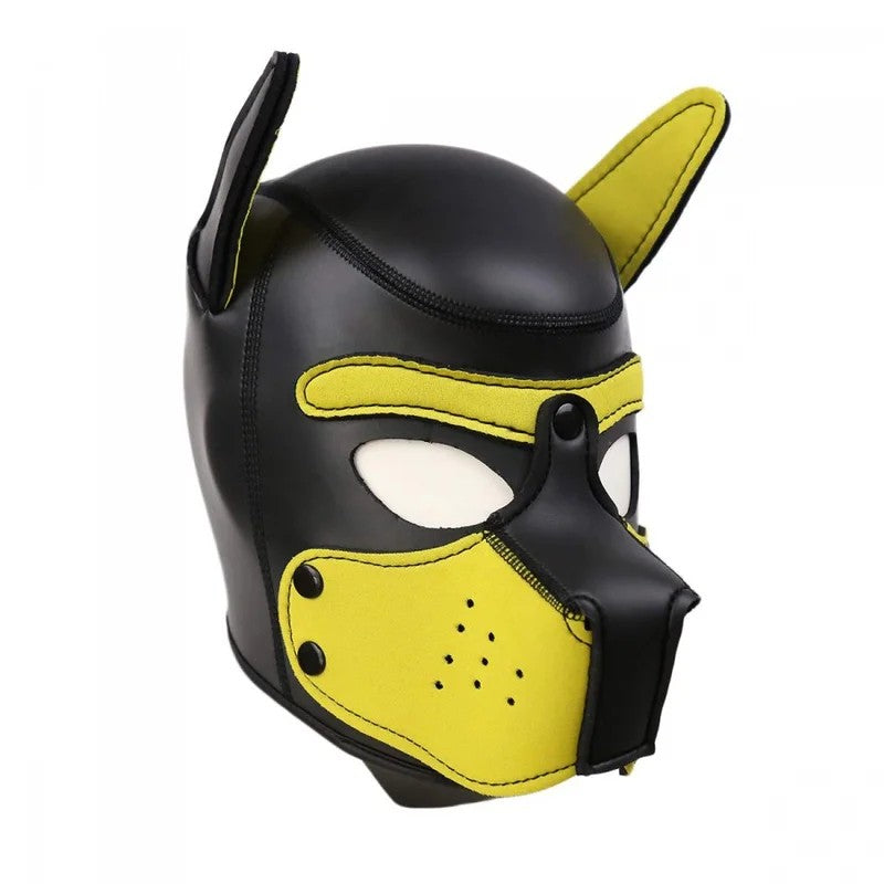 KinkyPuppyNeoprenhaubegelb