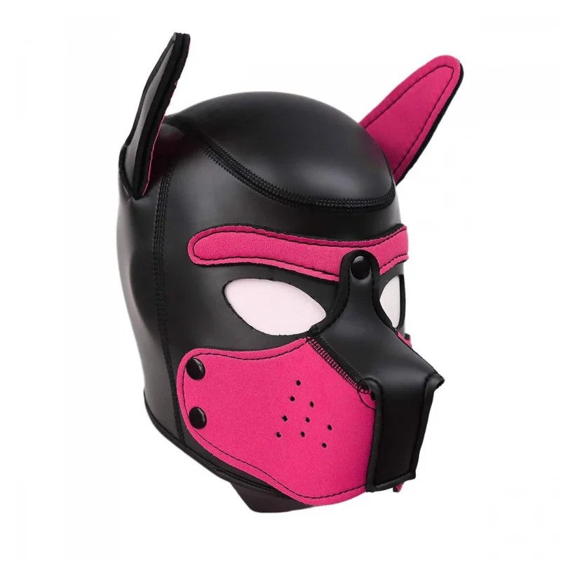 KinkyPuppyNeoprenhaubepink