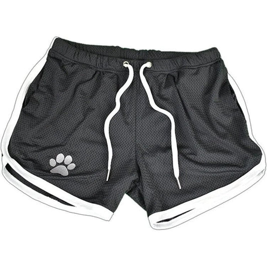 KinkyPuppyPawShortsBlack-WhiteL