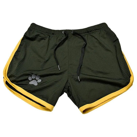KinkyPuppyPawShortsBlack-YellowXXL