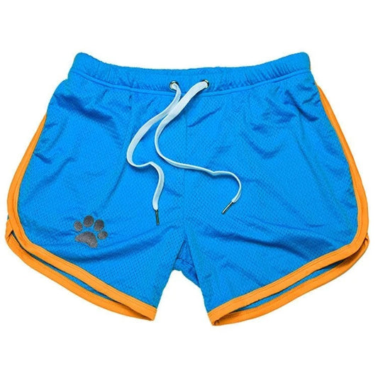 KinkyPuppyPawShortsBlue-YellowXXL