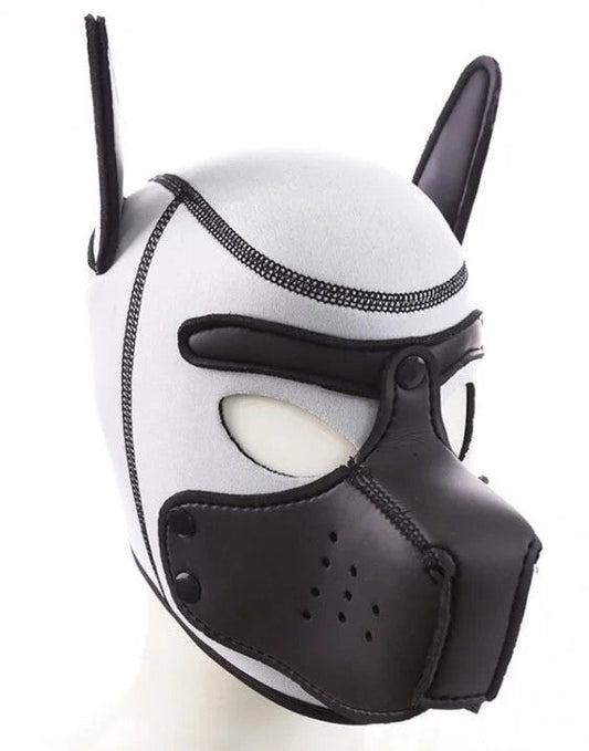 KinkyPuppyPuppyneoprenebalaclavaBlack-White