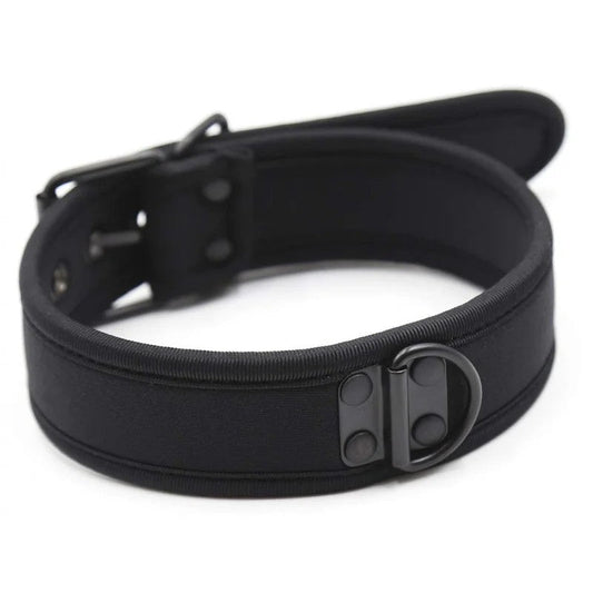 KinkyPuppyschwarzesNeopren-Halsband