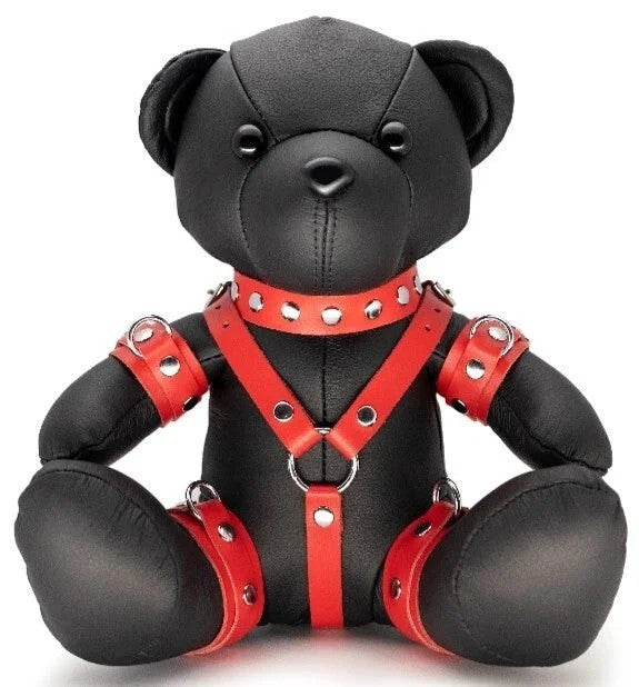 KinkySabine–EddytheBDSMTeddyschwarz/rot