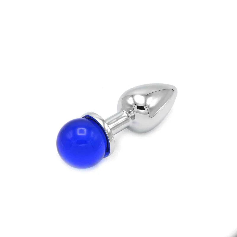 Kiotos–AnalPlugBallGemBlue2,8cm