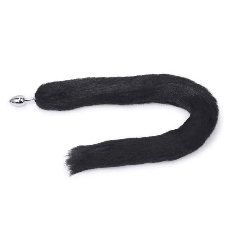 Kiotos–FoxTailPlugBlackLong4cm