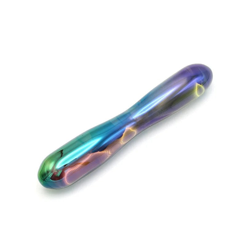 KiotosGlassDildoSmoothRainbow17cm