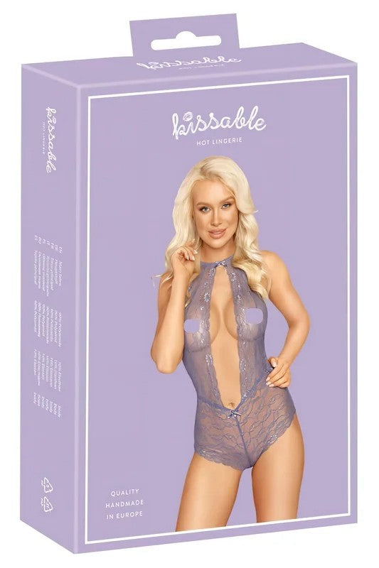 Kissable–HalsbandspitzeBody(Lila)–L/XL