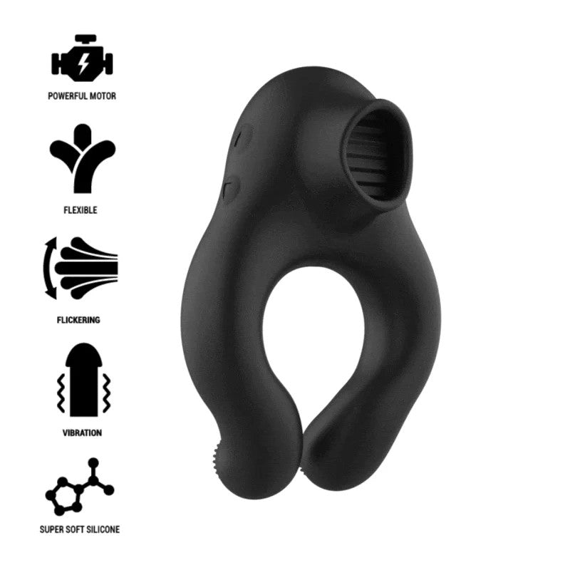 Klitoris-Vibratorringmit3Motoren