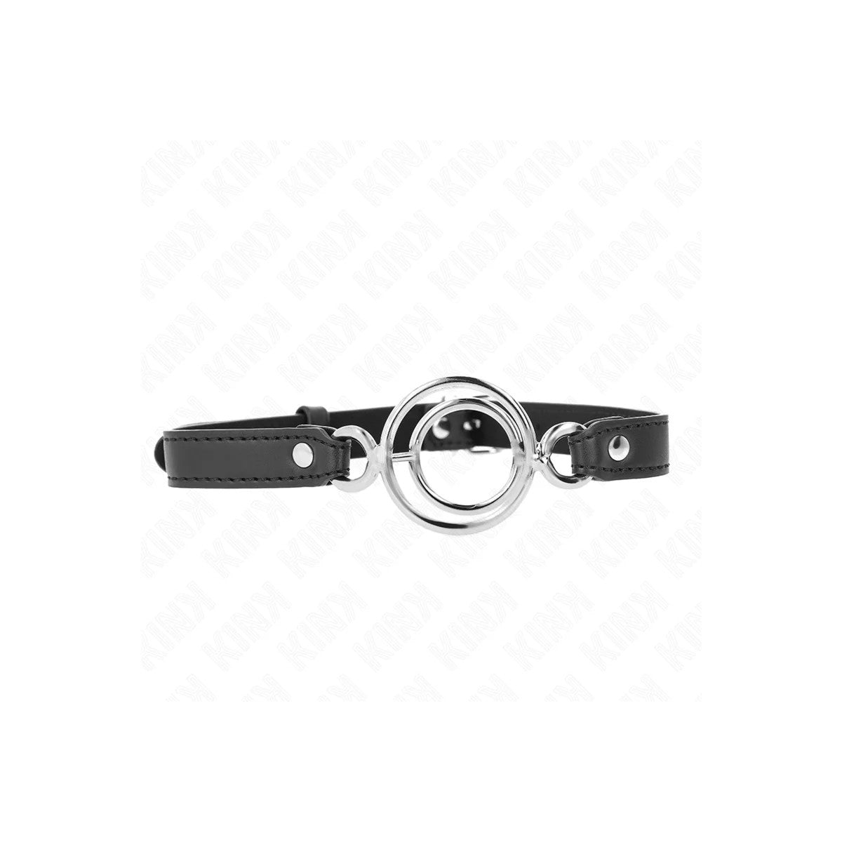 KNEBELMITMEHRERENO-RINGEN5CMSCHWARZ63X2,5CMVONKINKCOLLAR&GAG