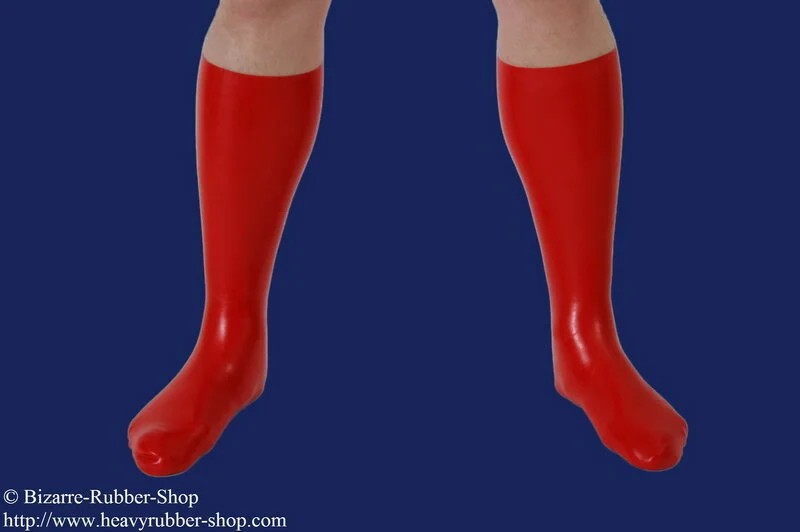 KneesocksindifferentstrengthsRubber0,35mmredXL