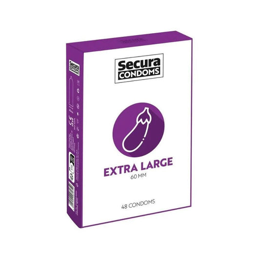 Kondome„ExtraLarge“ausNaturkautschuklatex(Ø60mm/48Stk.)
