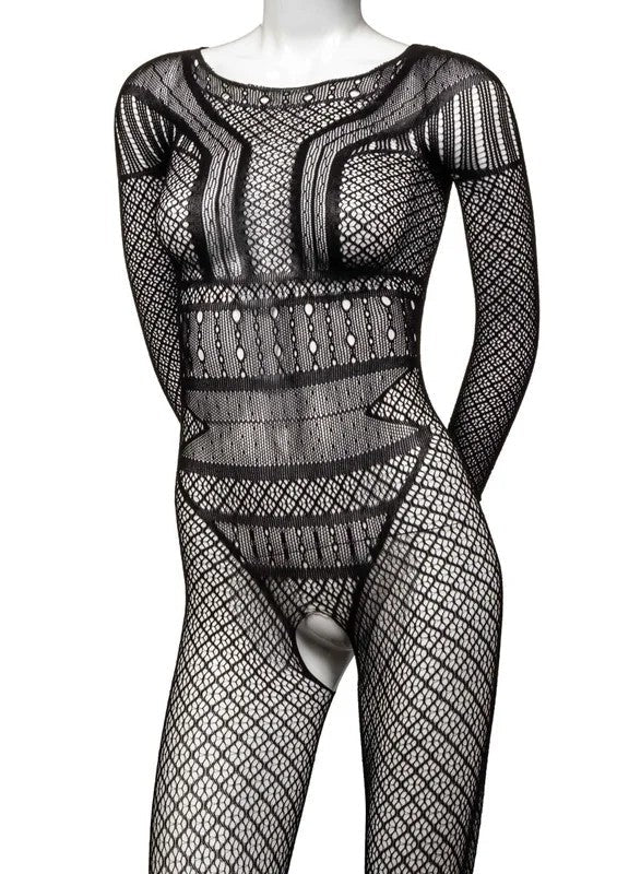LaceBodySuitBlackO/S