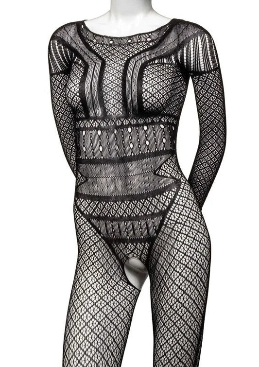 LaceBodySuitBlackO/S