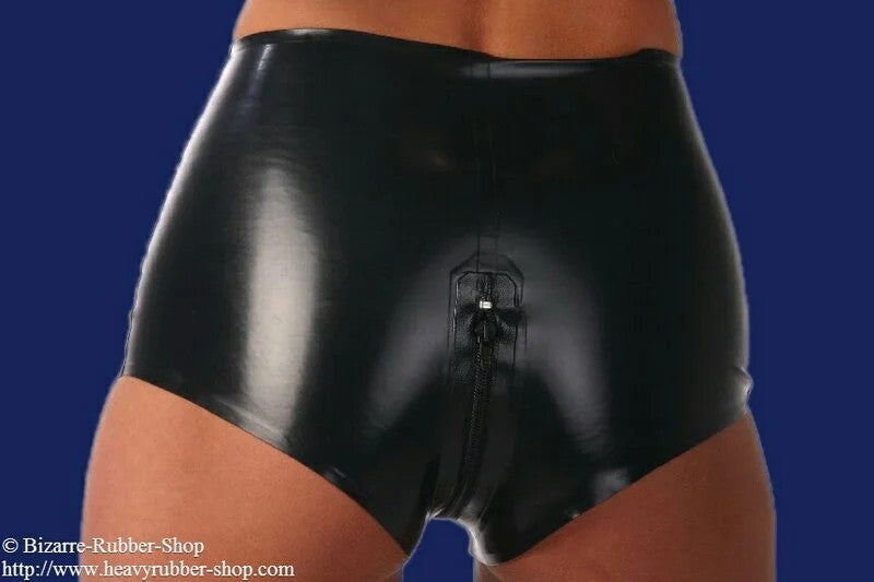 Ladieshotpantswithzipperthroughthecrotch0,60mm