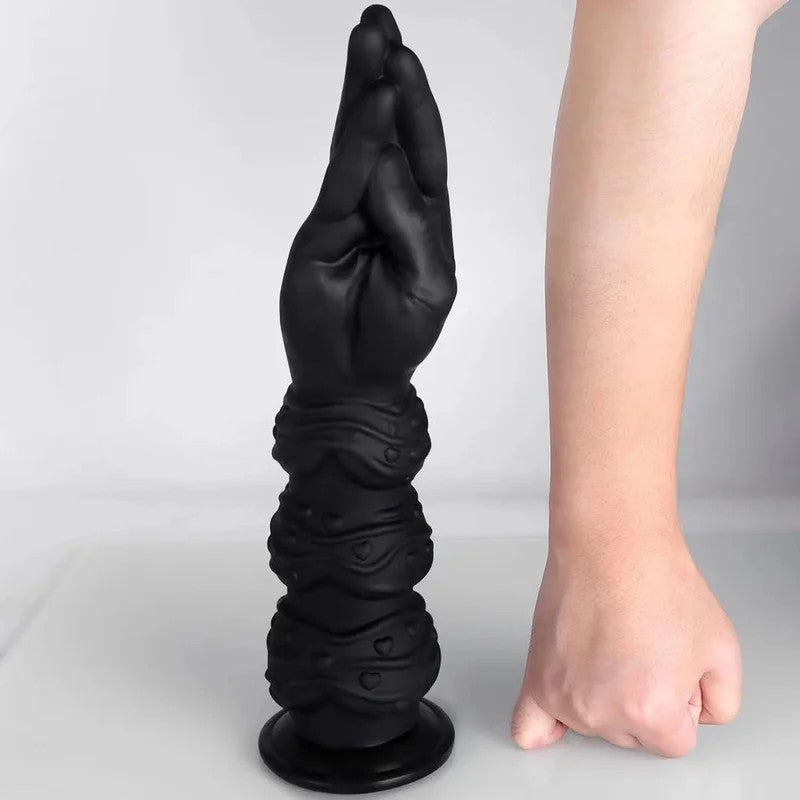 LangerRiesendildo-Analplug–Hand-Arm-Silikon-Analdilatator-ButtplugG-Punkt-Prostata-Melken