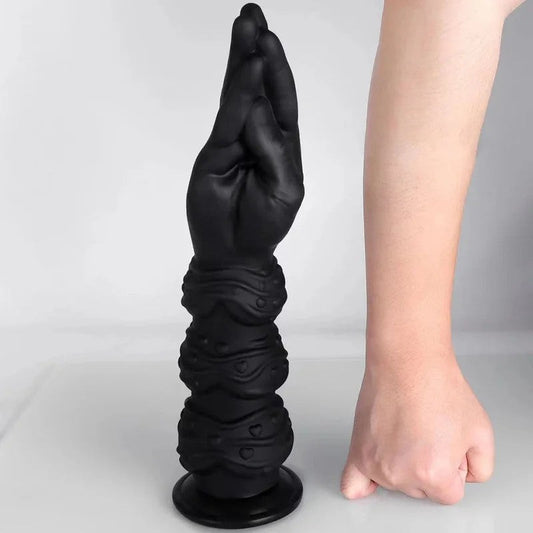 LangerRiesendildo-Analplug–Hand-Arm-Silikon-Analdilatator-ButtplugG-Punkt-Prostata-Melken
