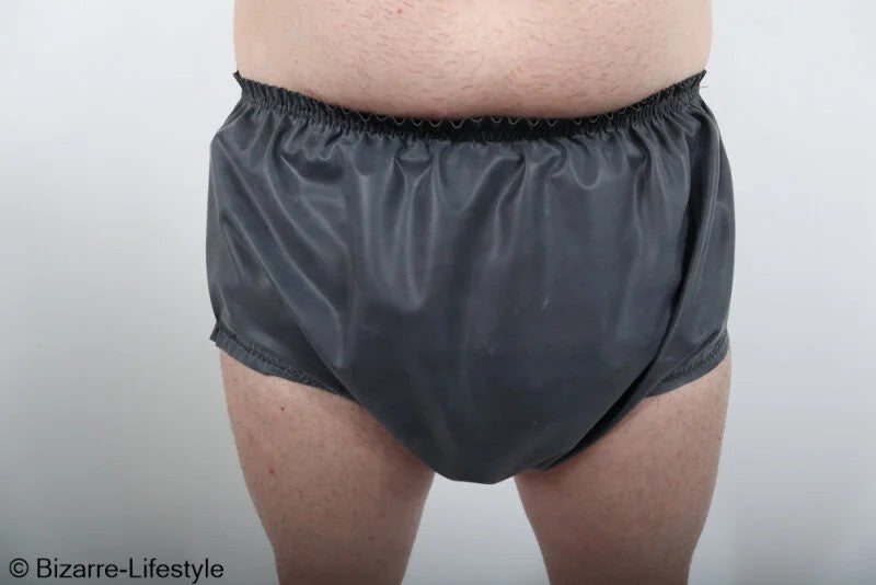 Latexdiaperpantsblack,sizeXXL