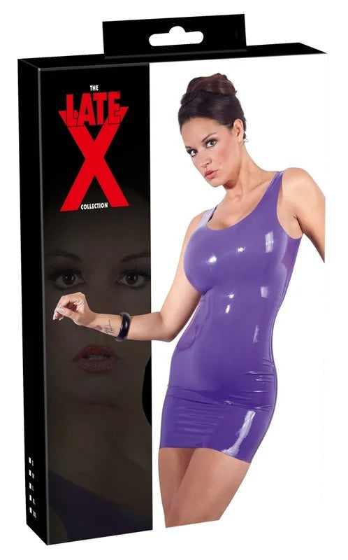 LateXMini-KleidLatexLila