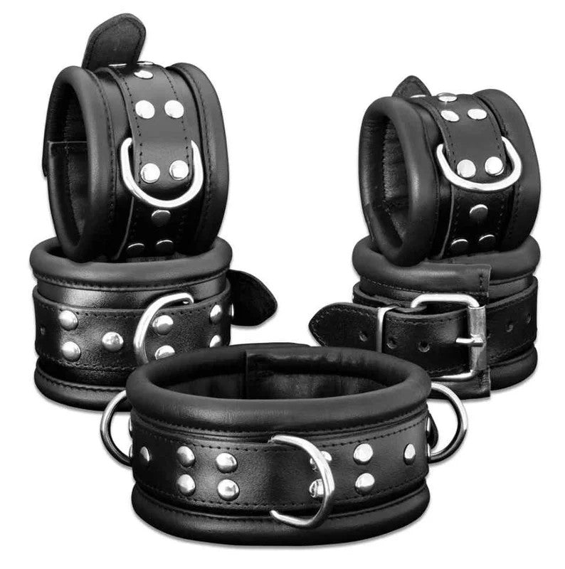 LeatherAnklecuffsBlack6,5cm