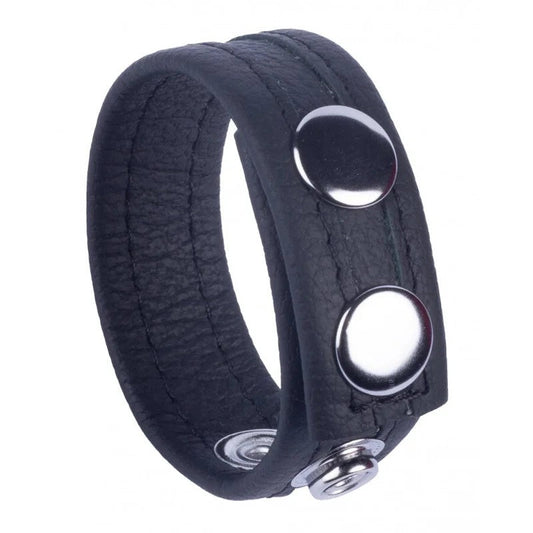 LeatherCockringTippyBlack