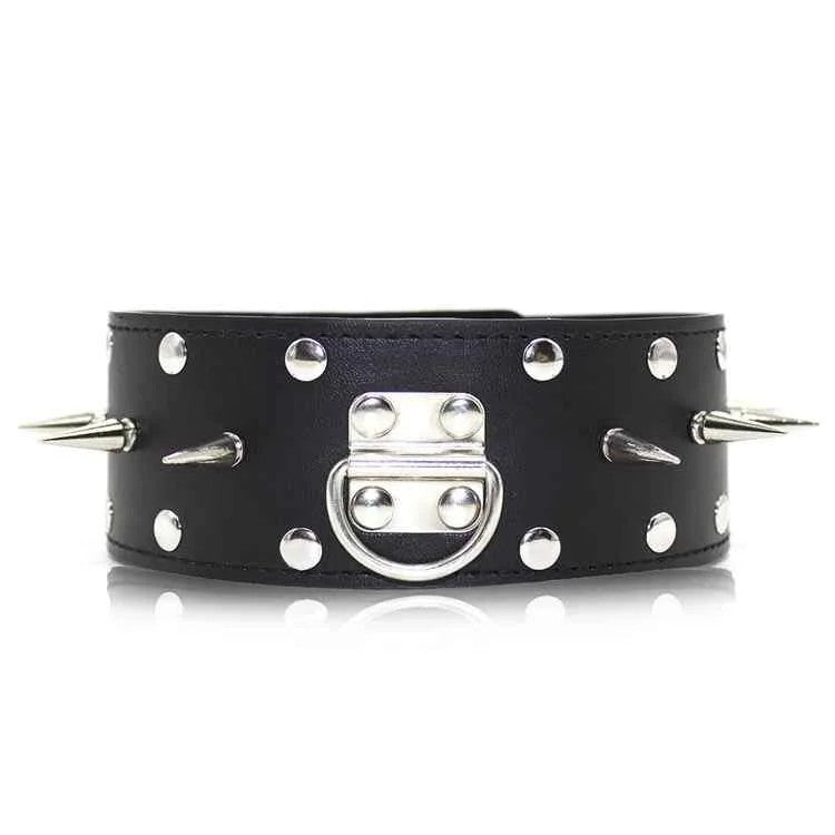 LeatherCollarSpiked
