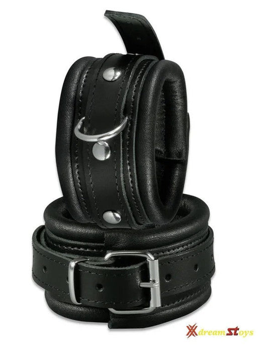 Leder-Fussfesselinschwarz