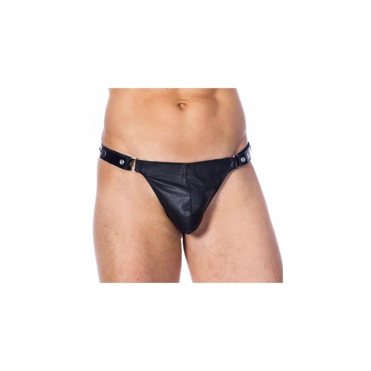 LEDER-G-STRINGVERSTELLBARSCHWARZVONBONDAGEPLAY