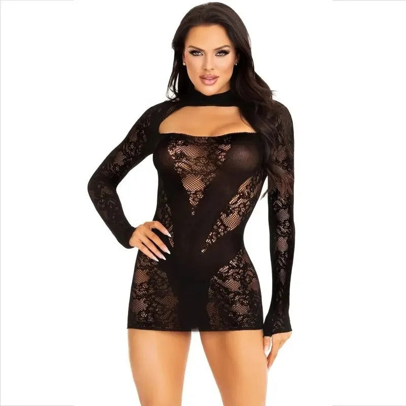 LEGAVENUE–MINIKLEIDMITSPITZELANGARMSCHWARZ