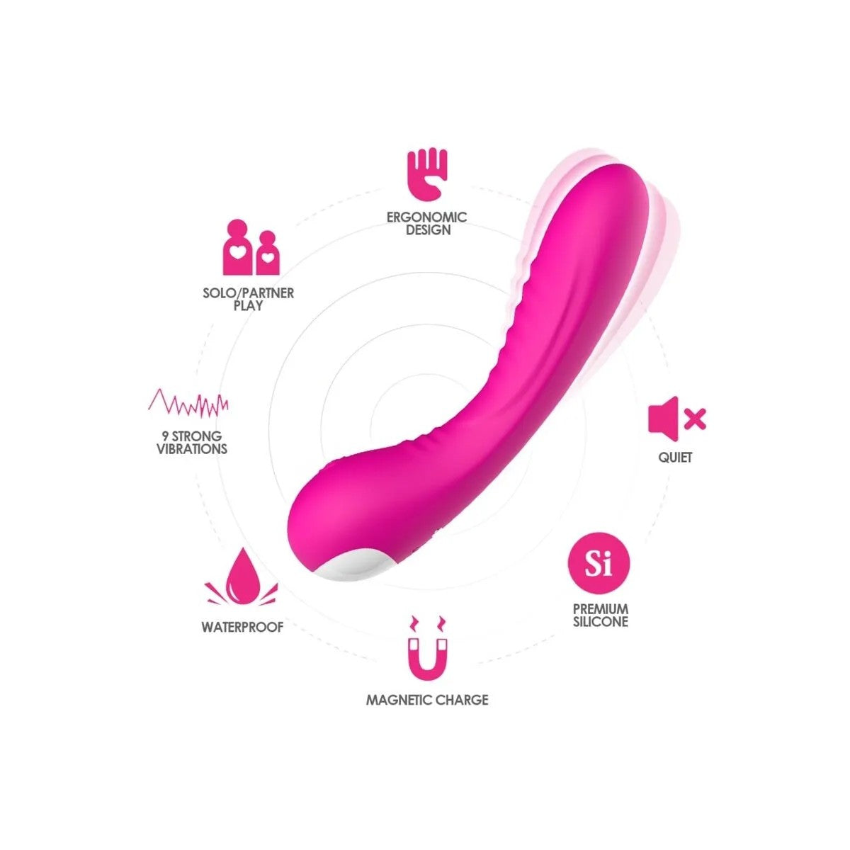 LEGENDVIBRATORSILIKONFUCHSIAVONARMONYVIBRATORS