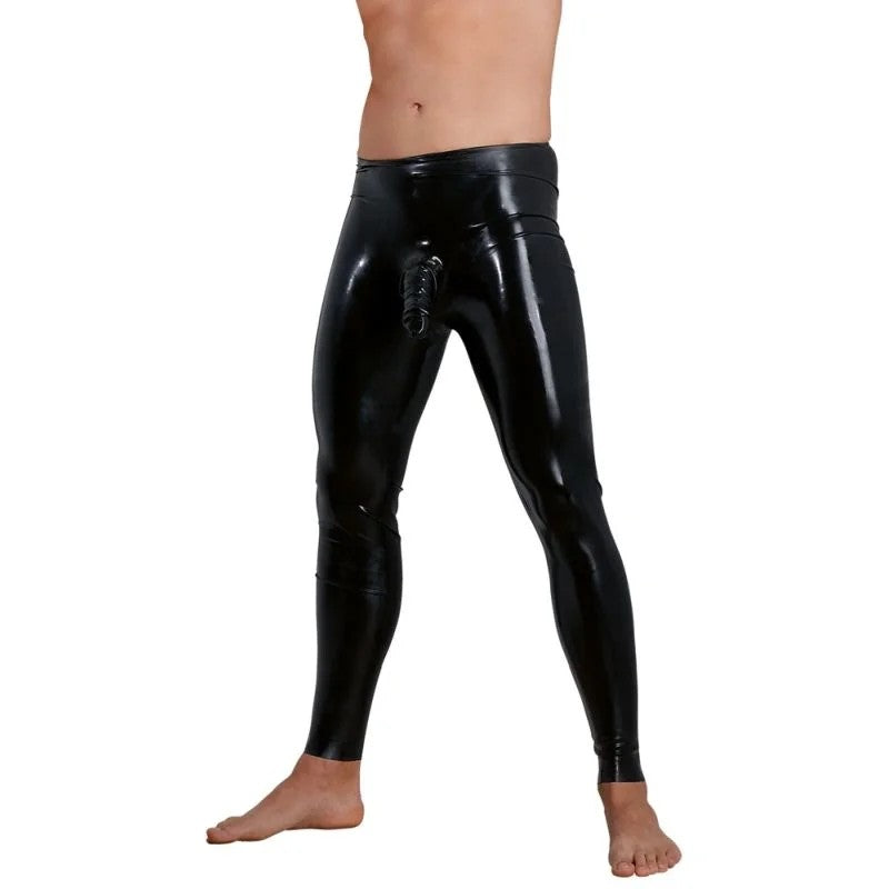 LeggingsausLatexmitPenis-Hoden-Hülle