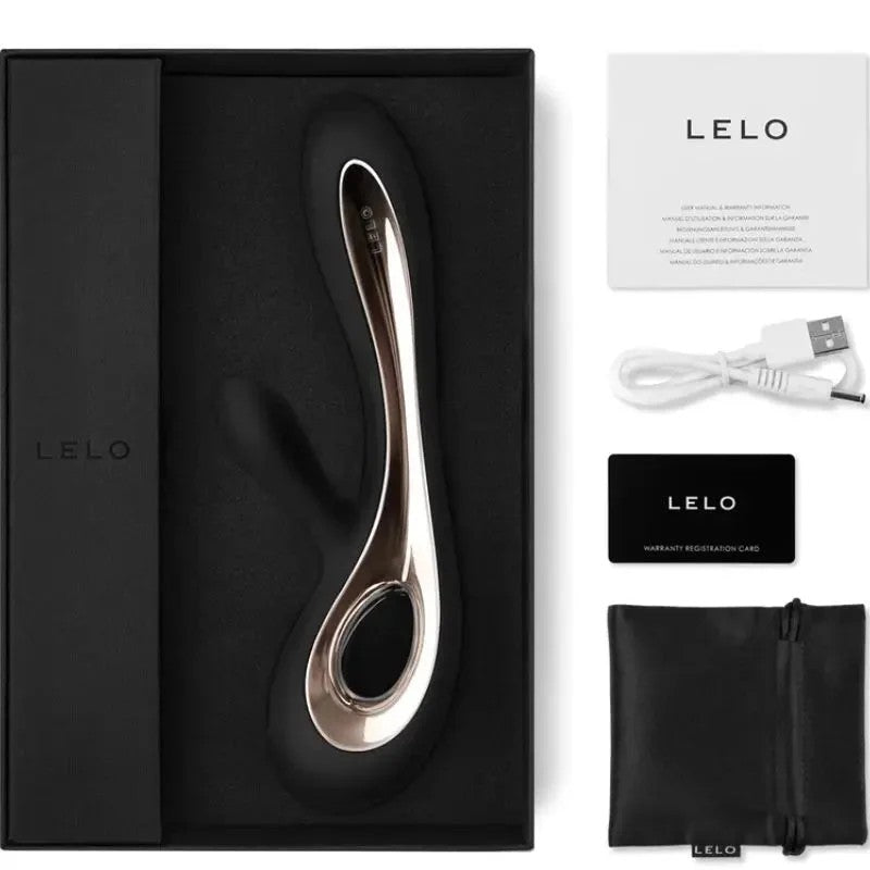 LELO–SORAYA2SCHWARZERKANINCHENVIBRATOR