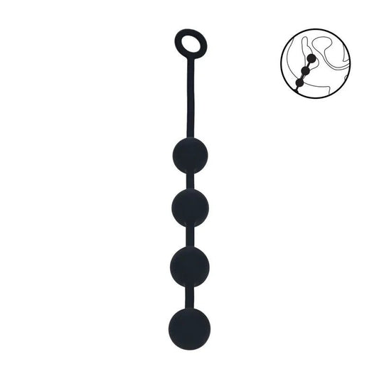 Levelz–LAnalkettemit4Silikon-Kugeln40mm