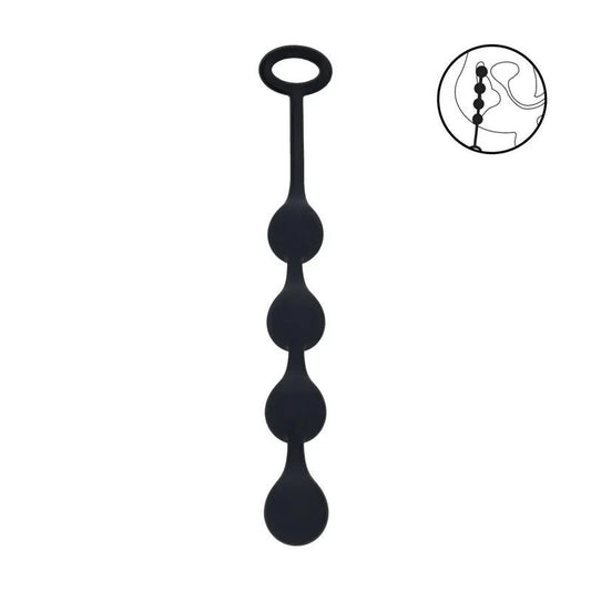 Levelz–SAnalkettemit4Silikontropfen20mm