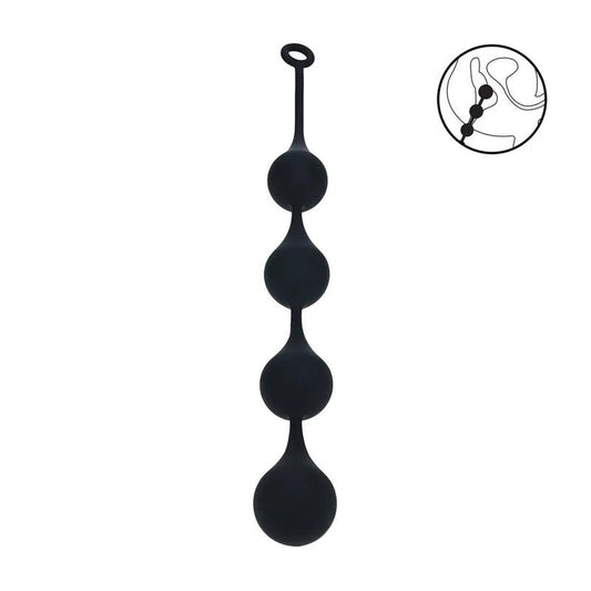 Levelz–XXLAnalkettemit4Silikontropfen60mm