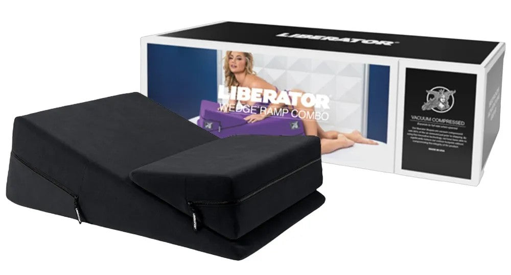 LiberatorWedgeRampBlackKeilKissen
