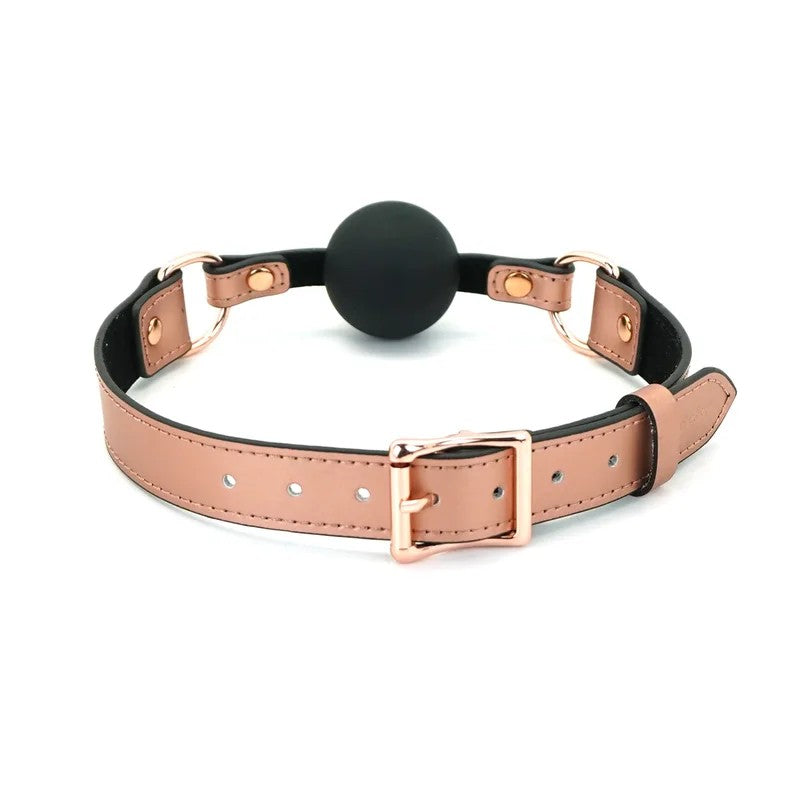 LiebeSeeleRoseGoldMemory–Ballknebel