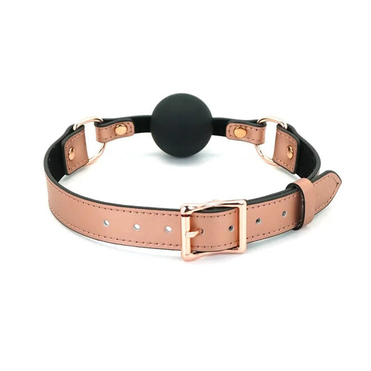 LiebeSeeleRoseGoldMemory–Ballknebel