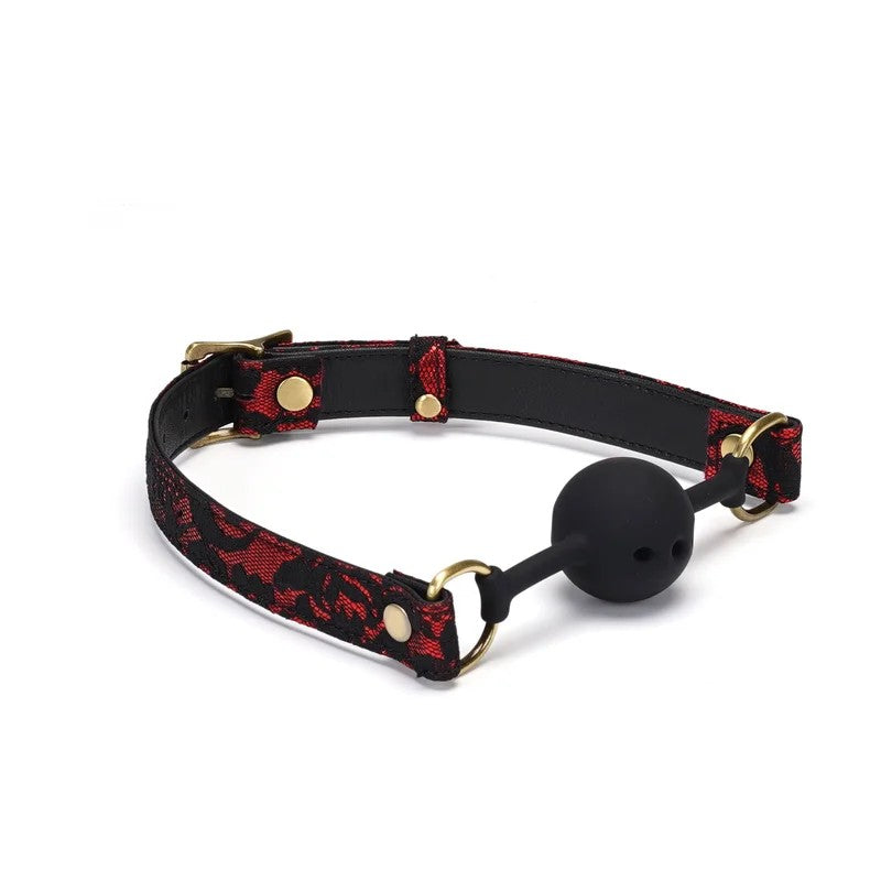 LiebeSeeleVictorianGardenVeganerSiliconeBallGag