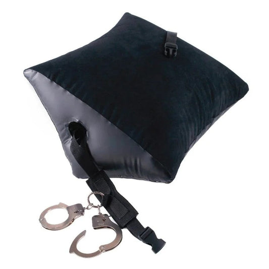 Liebeskissen„DeluxePositionMasterwithCuffs“,mitGurtundHandschellen