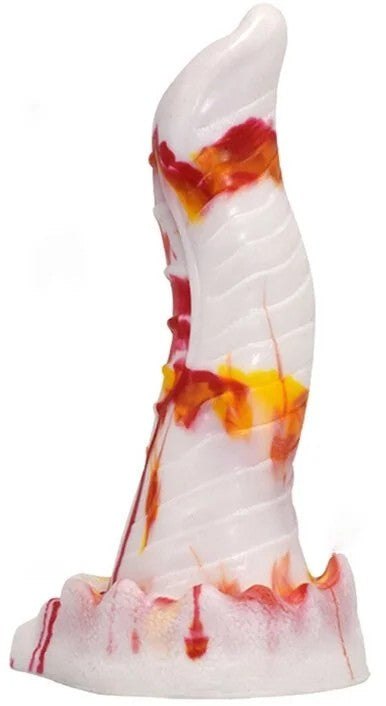 LizardDildo20x5cmWhite-Orange