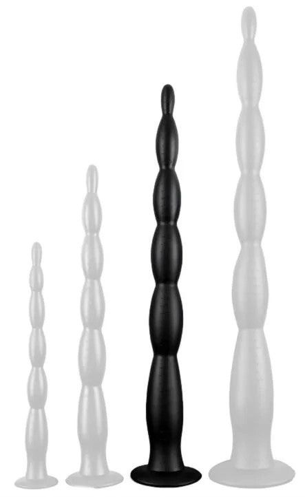 LongDildoScaleBeadsL50x5cmBlack