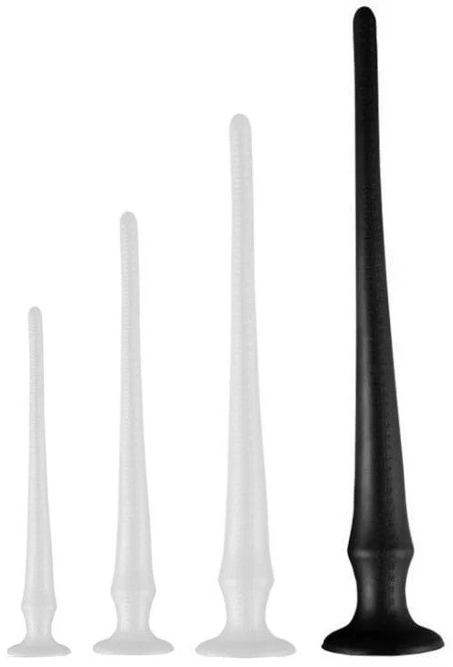 LongTailPVCButtPlugWithScaleBlackXL60x6,5cm