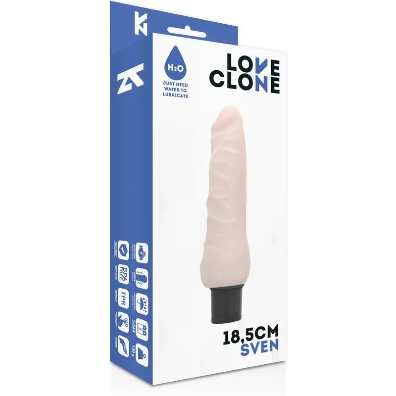 LOVECLONE–SVENSELBSTSCHMIERENDERVIBRATOR18.5CM-O-3.3CM