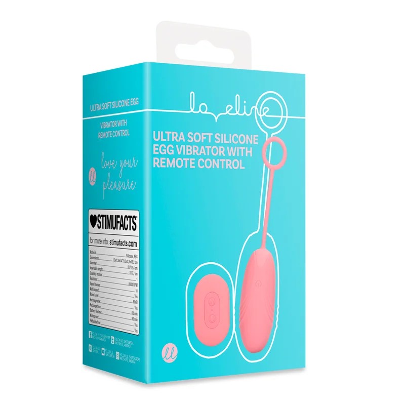 loveline–UltraSoftEggVibratorwithRemoteControl