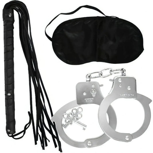 Lover’sFantasyKit–SetausHandschellen,PeitscheundAugenbinde