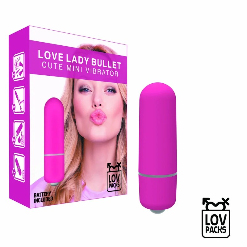 LOVPacksCuteMiniVibratingLoveLadyBulletPink