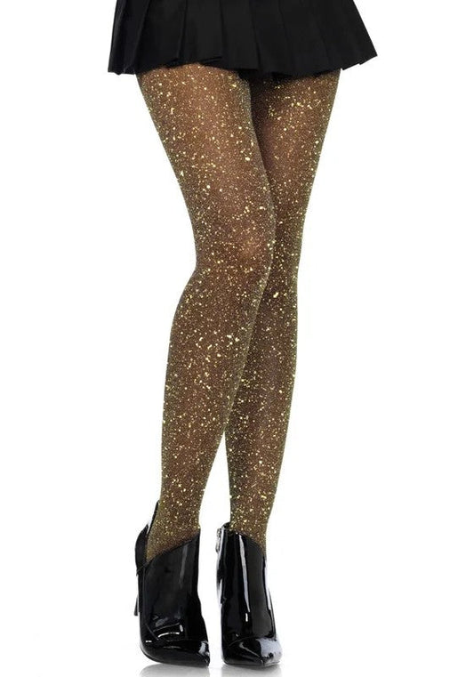 LurexPantyhoseBlackOS