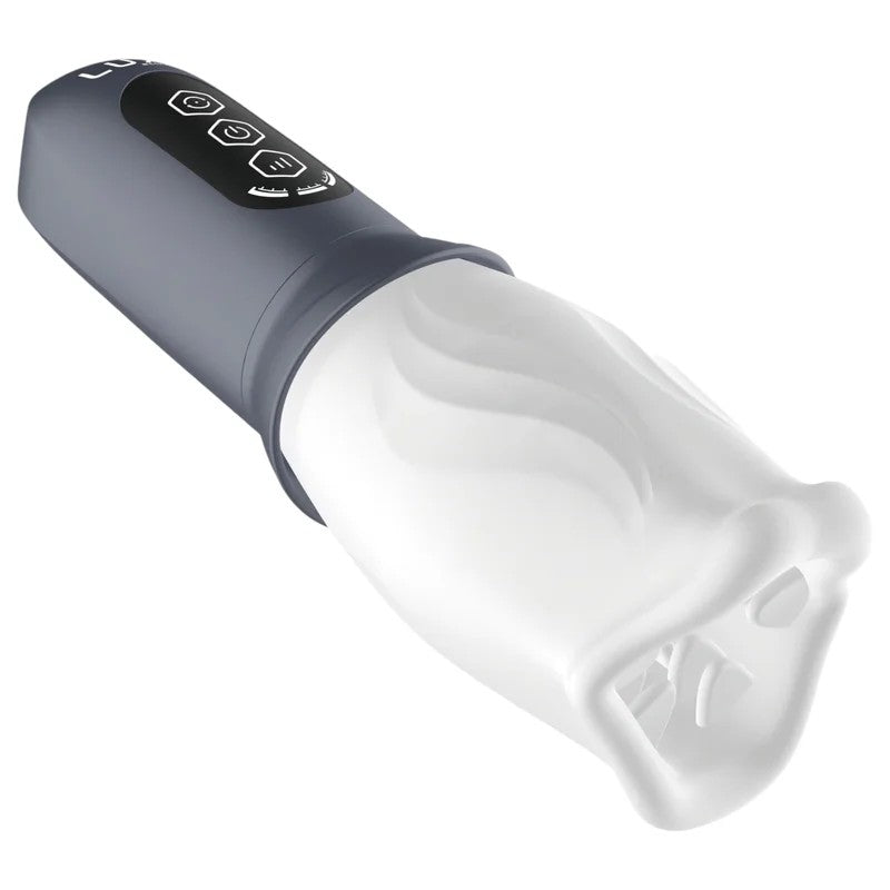 LUXActiveFirstClass–Drehkopf-Masturbator(weiß-grau)