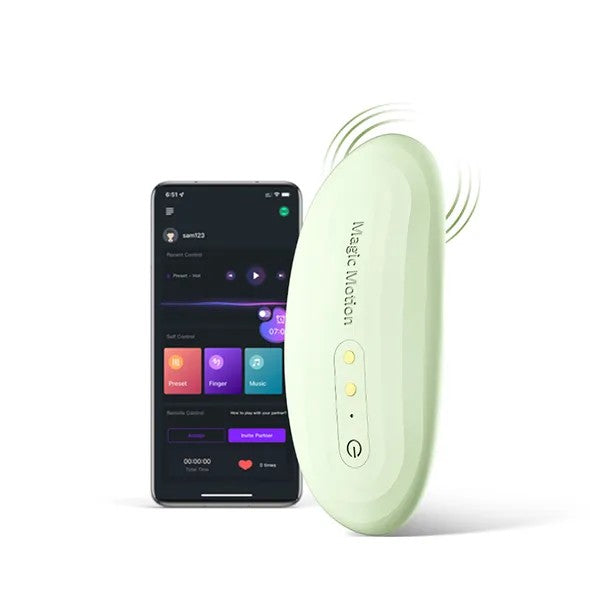 MagicMotionNyxSmartPantyVibratorGreen